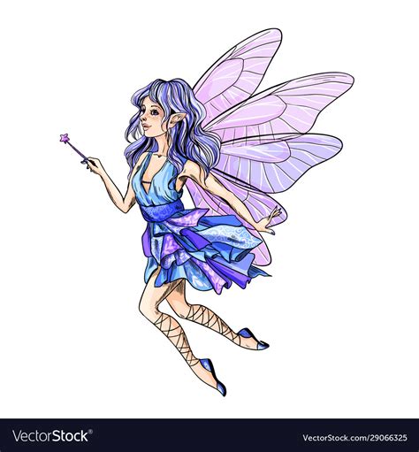 blue hair fairy